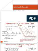 Measurement of Angle: Prof. Md. Khaled Khalil