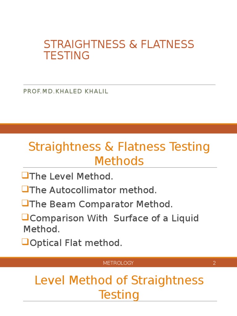 MQC Straightness & Flatness PDF