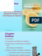 Chapter Two: Defining The Marketing Research Problem and Developing An Approach