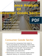 Performance Analysis of Consumer Goods Sector