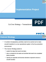 Cutoverstrategy BSNL HCL