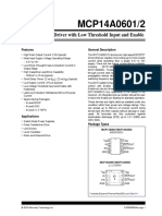 MCP14A0601/2: 6.0A MOSFET Driver With Low Threshold Input and Enable