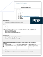 Lesson Plan Template: (If It Is New Skills or Concepts Remember To Utilize Gradual Release of Responsibility)