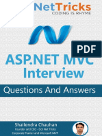 Free Ebook For ASP - Net MVC Interview Questions & Answers - by Shailendra Chauhan