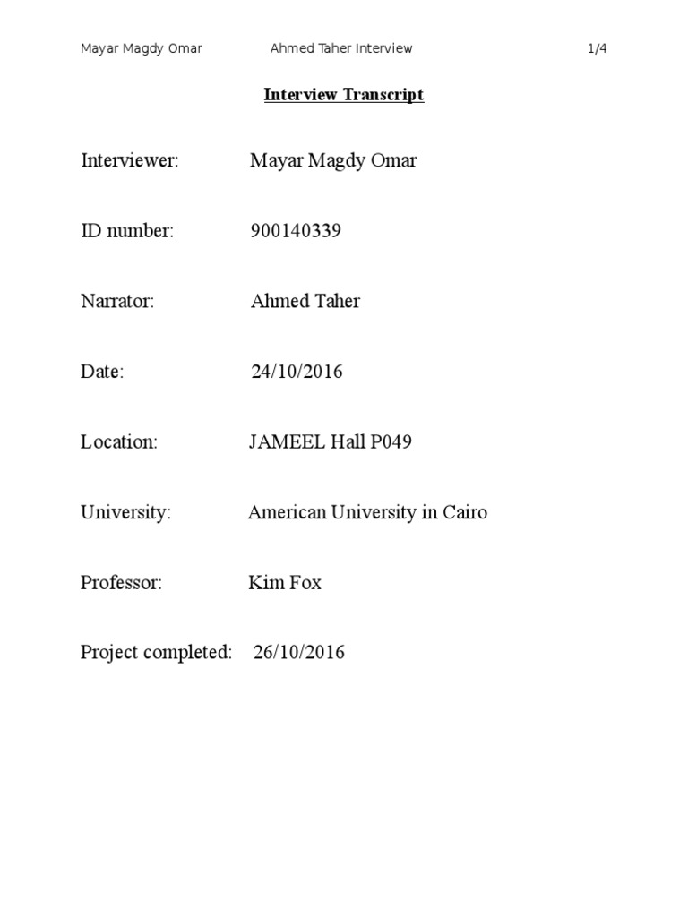 transcript interview-2 | Digital & Social Media | Social Media