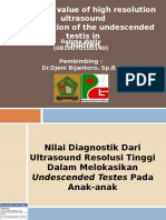 Presentation Nilai Diagnostik Usg Pada Undescend Testes Rahma-Dr - Djeni