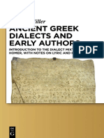 Ancient Greek Dialects and Early Authors PDF