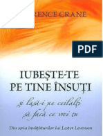 Iubeste Te Pe Tine Insuti Si Lasa i Pe Ceilalti Sa Faca Ce Vrei