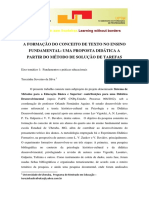 A Formação Do Conceito de Texto No Ensino Fundamental Uma Proposta Didática A Partir Do Método de Solução de Tarefas