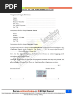 Contoh Surat Peringatan Kerja SP 1 2 3