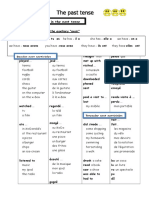 Past Tense - Key Verbs and Activities