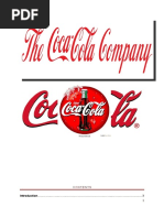 Organizational Behaviour of Coca Cola