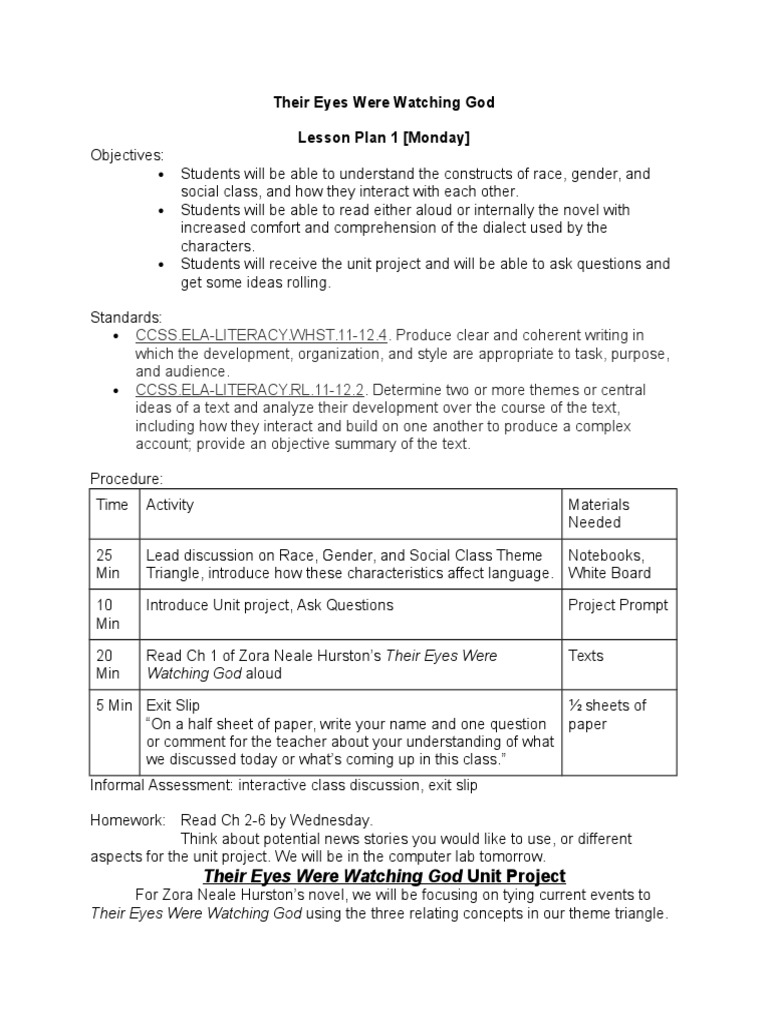 Their Eyes Were Watching God | PDF | Gender | Gender Studies, image size:768x1024