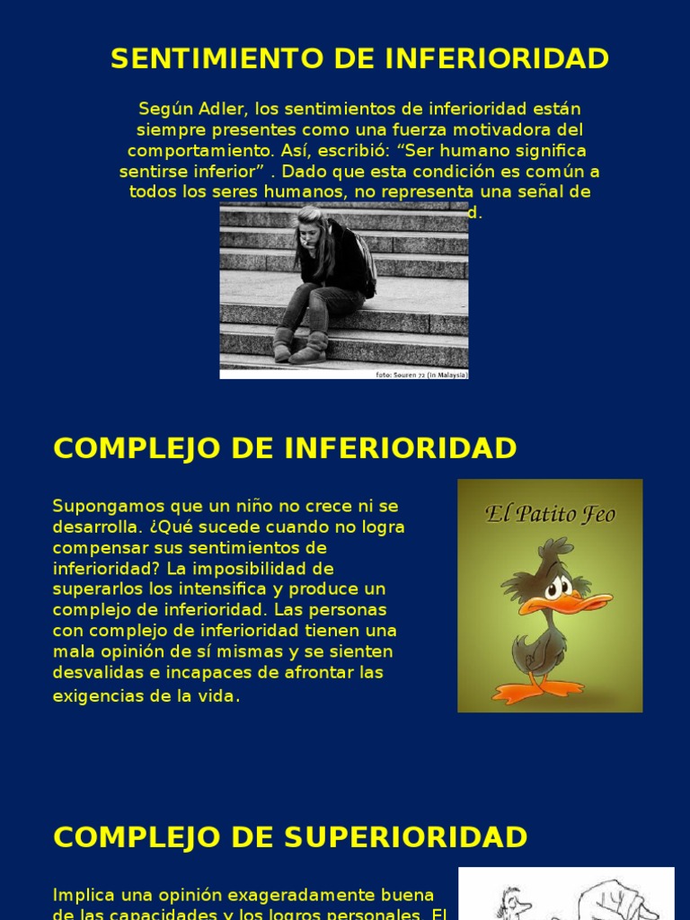 Sentimiento de Inferioridad | PDF