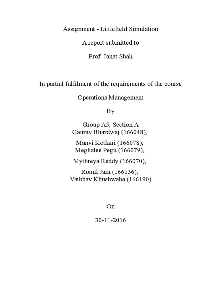 Littlefield technology essay image