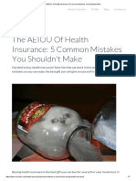 The AEIOU of Health Insurance_ 5 Common Mistakes You Shouldn't Make