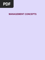 Management Concepts