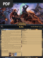 3D&T Alpha - League of Legends RPG (Versão Beta) - Biblioteca Élfica