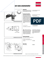 INT10 K Pendulum Vane Anemometer Technical Specs