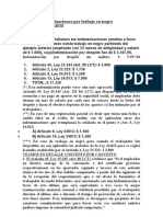 Multas e Indemnizaciones Por Trabajo en Negro