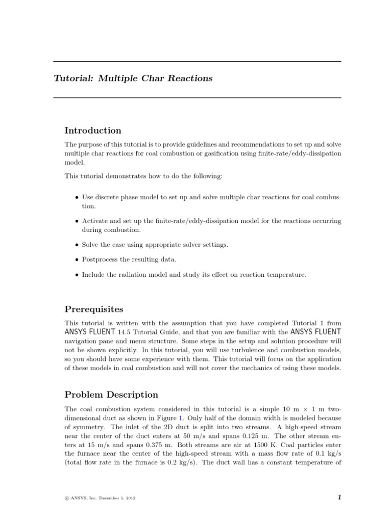 12 Multiple Char Reaction | PDF | Turbulence | Combustion