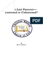 Booklet Christs Last Passover Leavene