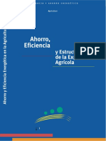 Ahorro, Eficiencia Energética y Estructura de La Explotación Agrícola