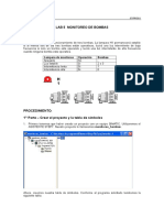 Monitoreo de bombas con PLC