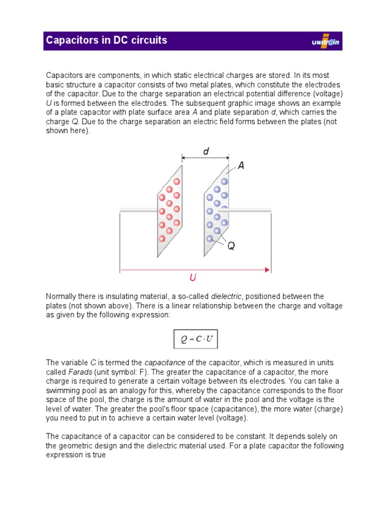 Capacitors & Inductors in DC Circuits | PDF | Capacitor | Inductor