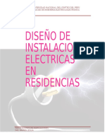 Diseño de instalaciones eléctricas en  residencias.