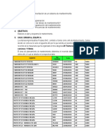 Caso - Planificacion y Programacion de Mantenimiento