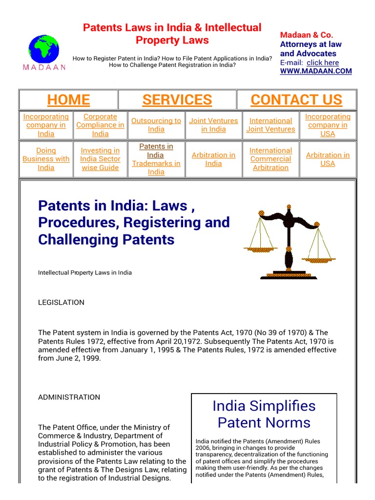 Patents in India How to Register Patent in India? How to