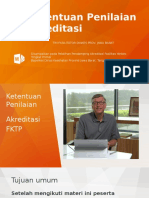 Ketentuan Penilaian Akreditasi