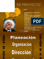 administración de proyecto