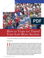 How To Train (Or Tame) Your Low Brass Section