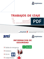 Trabajos de izaje seguridad