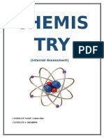 Chemis TRY: (Internal Assessment)