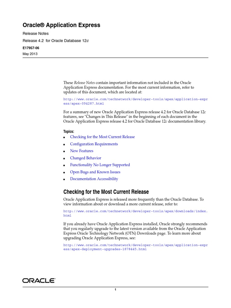 Oracle 12c Express Edition