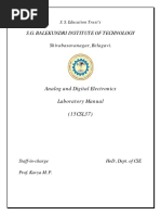 Download Analog and Digital Electronics Ade Lab Manual by Prof Kavya M PSGBITBELAGAVI by Veena B Mindolli SN333594043 doc pdf