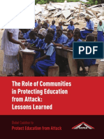 The Role of Communities in Protecting Education From Attack