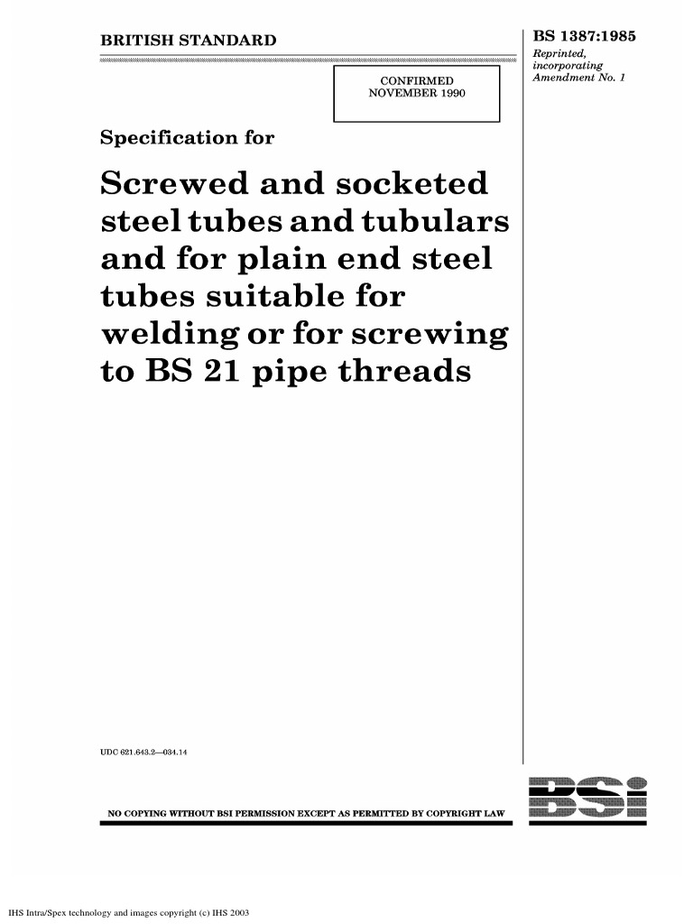 Bs 1387 PDF | PDF