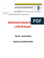 Melinsky Admon Actuarial Del Riesgo