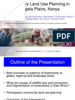 Aagw2010 June 10 Mohammed y Said Participatory Land Use Planning in Kitengela Plains Kenya