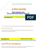 SAP Fiori Security