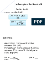 4. Mempertimbngkan Resiko Audit