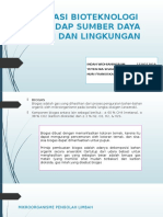 Aplikasi Bioteknologi Terhadap Sumber Daya Lahan Dan Lingkungan (Kelompok 4)