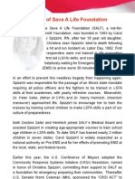 Page From 2006-07 SALF Annual Report With Sen. Norm Coleman-CRSI Act Information