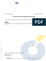 Cert Doc Triacetin