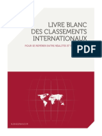 Livre Blanc Des Classemenst Internationaux 2016 - AFII