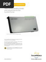 SW Quickguide SMA Sunny WebBox RS485 US 101126
